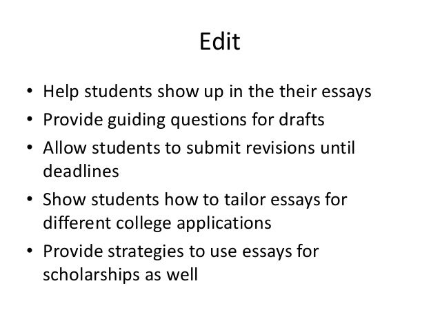 Writing help for college students