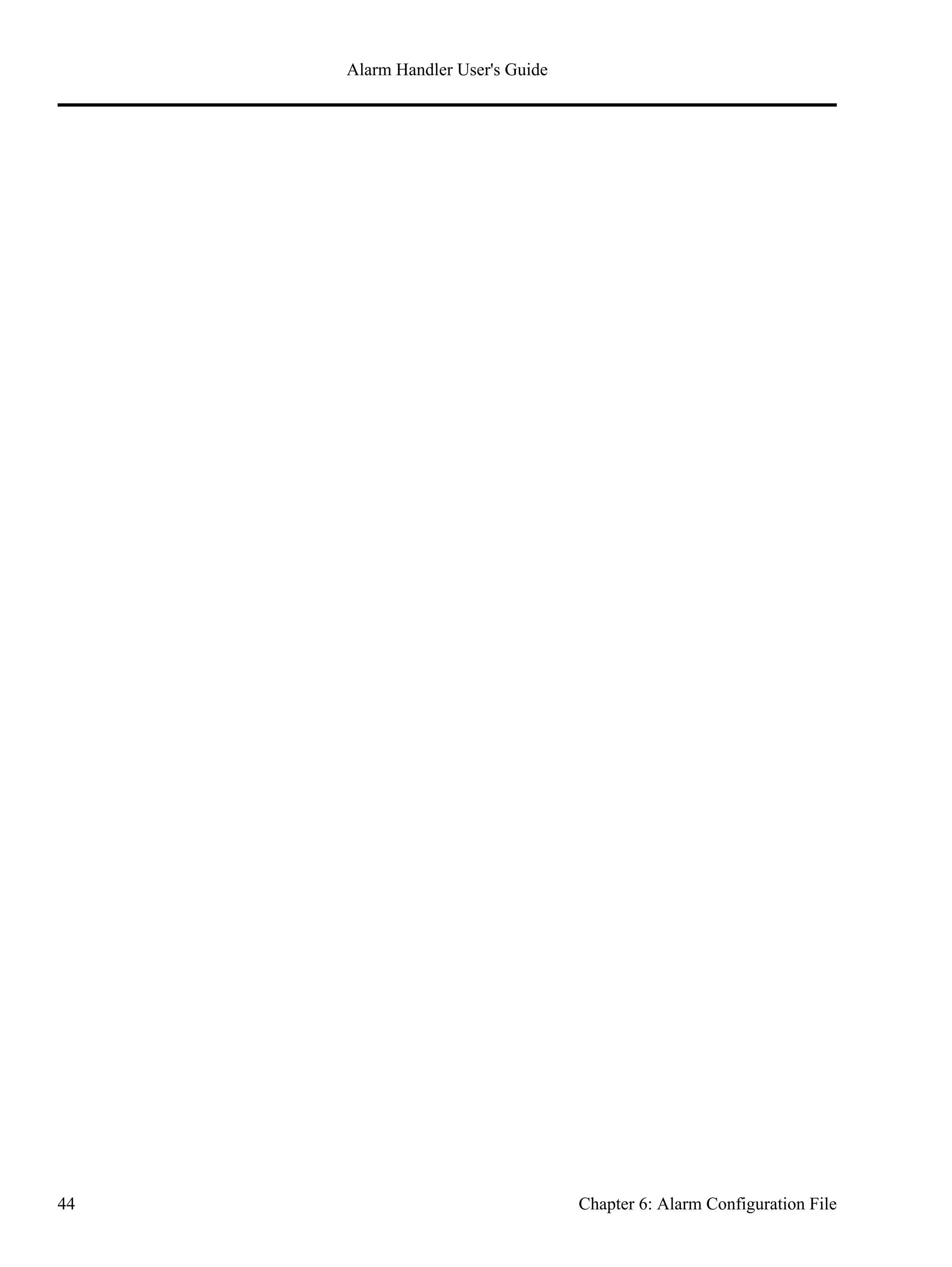Alarm Handler User's Guide
44 Chapter 6: Alarm Configuration File
 