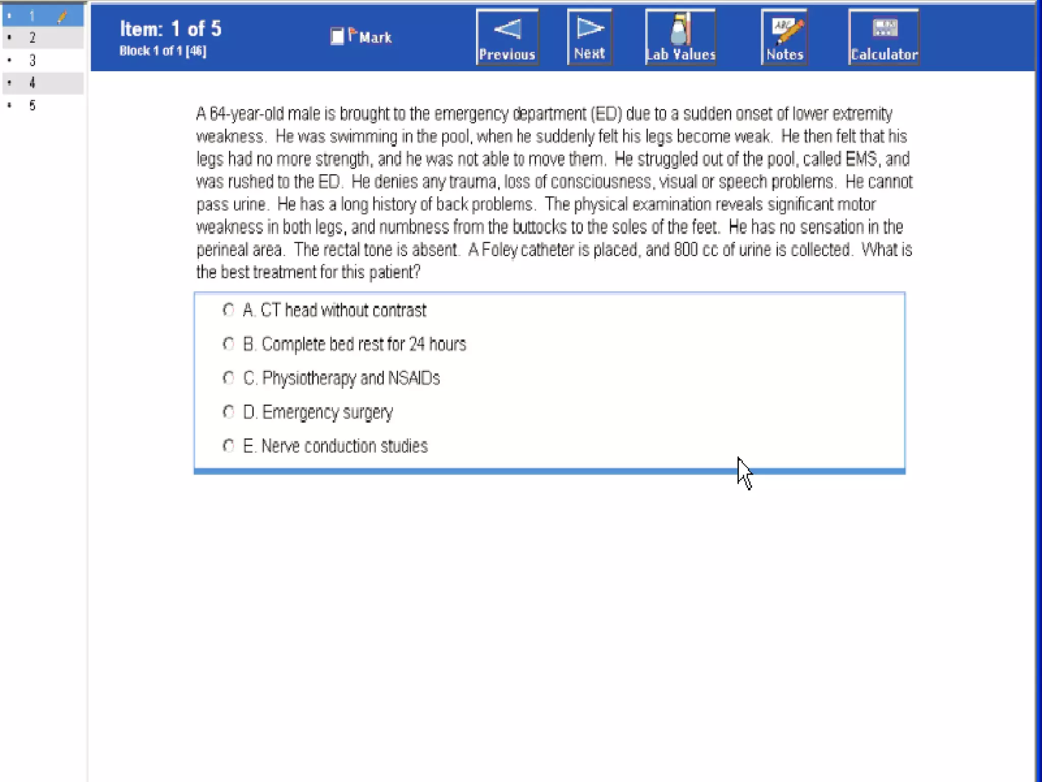 USMLE step 2 CKClinical KnowledgeComputer-based, one day examEvery week at Amideast8 blocks, one hour eachOne hour break46 questions in each block