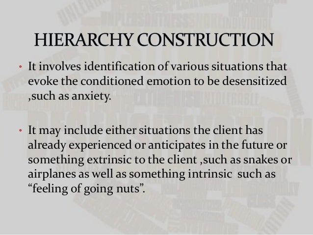 SYSTEMATIC DESENSITIZATION
