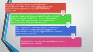 Bir grup şair, Sovyetler Birliğinin dağılmasından sonra
“açıklık politikası”nın bir sonucu olarak “YENİBÜTÜNCÜ“ adını
verdikleri yeni bir yapılanmaya doğru gitmek istemeleriyle
dikkati çeker.
Seyit Nezir,Veysel Çolak, Hüseyin Haydar, Metin Cengiz,Tuğrul
Keskin’in imzaladığı “YENİBÜTÜN: “Kendini Biriktiren Bireyin
Şiiri” başlıklı bildiri Broy dergisinde çıkar. Ancak bu hareket
şiirimizde esaslı bir değişmeye yol açamamıştır.
80’li ve 90’lı yılların şairleri daha eserlerini tamamlamış ve
zamanın ayıklayıcı süzgecinden geçmiş değildirler. Bu
bakımdan haklarında yapılacak değerlendirmeler ister istemez
eksik kalmak durumundadır.
Bununla birlikte yine de bu yılların şiiri hakkında bazı genel
değerlendirmeler yapılabilir.
 