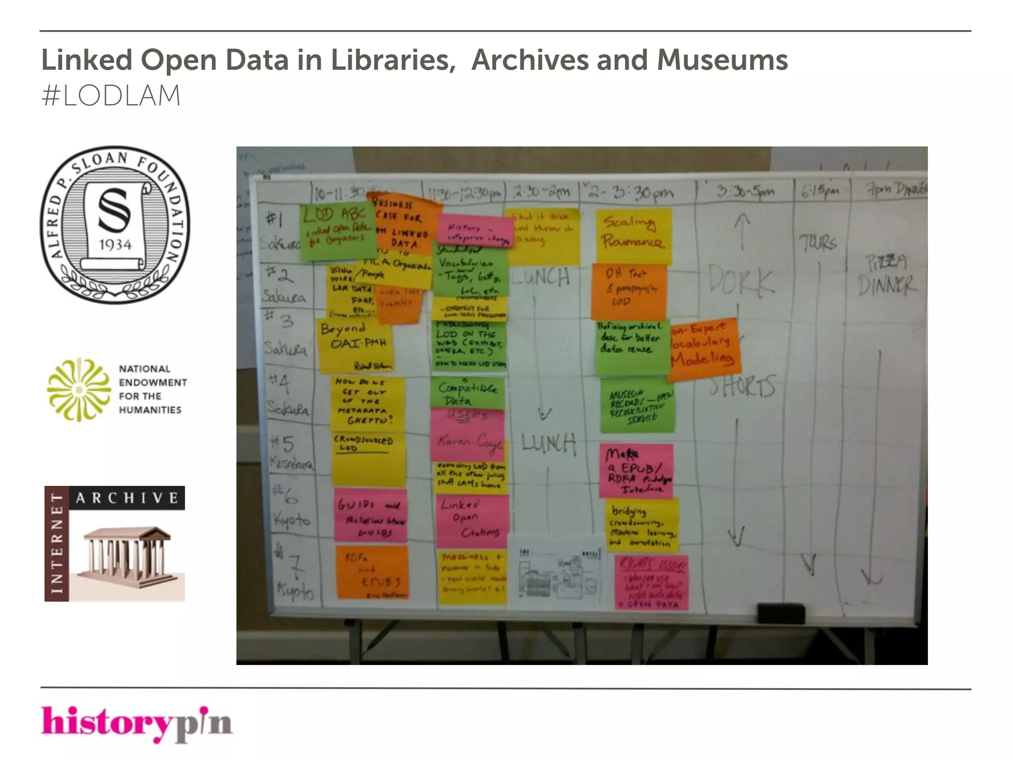 Linked Open Data in Libraries, Archives and Museums
#LODLAM
 