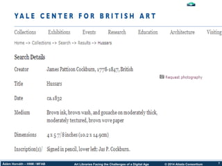 © 2014 Aliada ConsortiumArt Libraries Facing the Challenges of a Digital AgeÁdám Horváth – HNM / MFAB 7
RDF example
http://aliada-project.eu
 