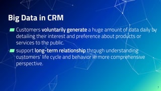 Big Data in Customer Relationship Management (CRM) | PPTX