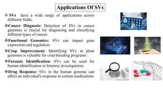 Structural Variation In The Genome And DNA Microarray Technology | PPTX