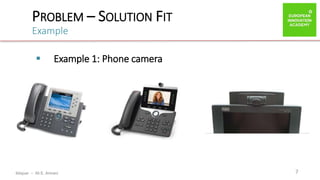ibtiquar – Ali E. Amrani
PROBLEM – SOLUTION FIT
Example
7
 Example 1: Phone camera
 