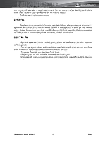 AliançAs Novo Velho Testamentos Modulo 2