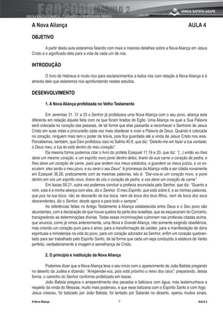AliançAs Novo Velho Testamentos Modulo 2
