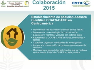 Alianza conjunta CCAFS-CATIE en el Trifinio
