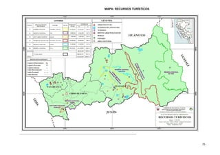 25
MAPA: RECURSOS TURÍSTICOS.
 