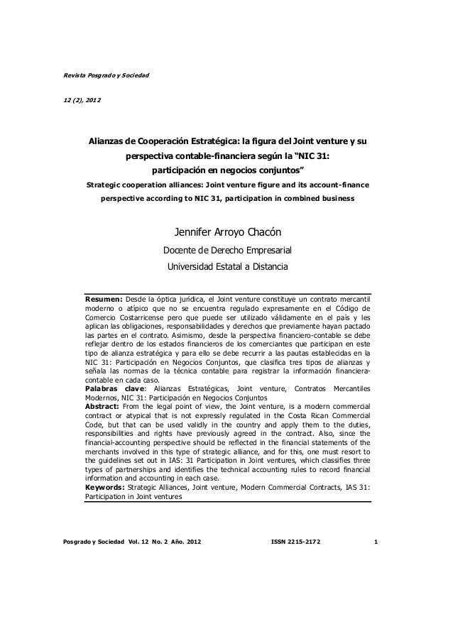 Alianzas estratégicas, joint venture