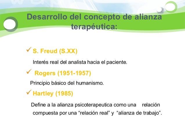 Alianza terapéutica y escucha activa