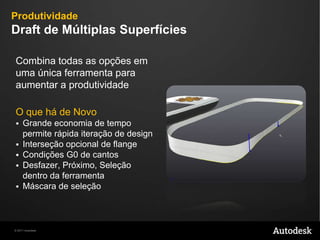 COS eauto-trimming*Disponívelapenas no Autodesk® Alias® Surface e no Autodesk® Alias® Automotive 2012 