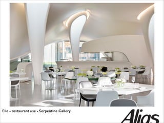 Elle - restaurant use - Serpentine Gallery

 
