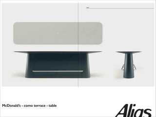 McDonald’s - como terrace - table

 