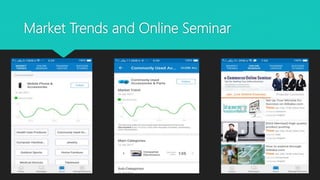 Market Trends and Online Seminar
 