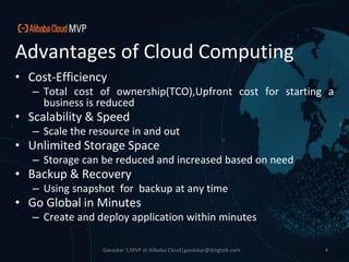 Alibaba cloud for Educators | PPTX