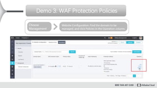Demo 3: WAF Protection Policies
 