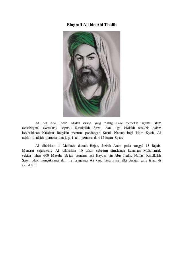 Abu talib meninggal pada usia
