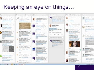 Keeping an eye on things…
 