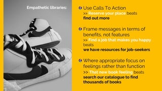 Empathetic libraries: Don’t duplicate messages
>> Adapt your messages across the
different social media platforms
Use the ...