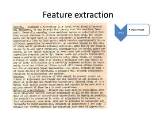 Feature extraction
                              • Input Image
                     Step 0
 