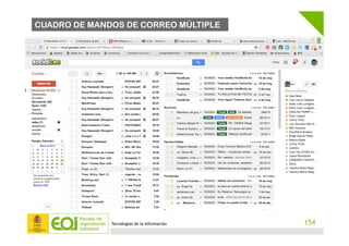 Tecnologías de la Información
CUADRO DE MANDOS DE CORREO MÚLTIPLE
154154154
 