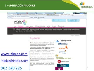 22
3 – LEGISLACIÓN APLICABLE
www.inkolan.com
inkolan@inkolan.com
902 540 225
 