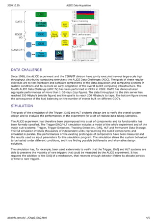 Alice data acquisition | PDF