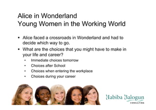 Alice In Wonderland Young Women In The Working World