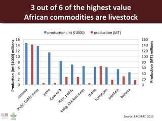 Opportunities for a sustainable and competitive livestock sector in Africa