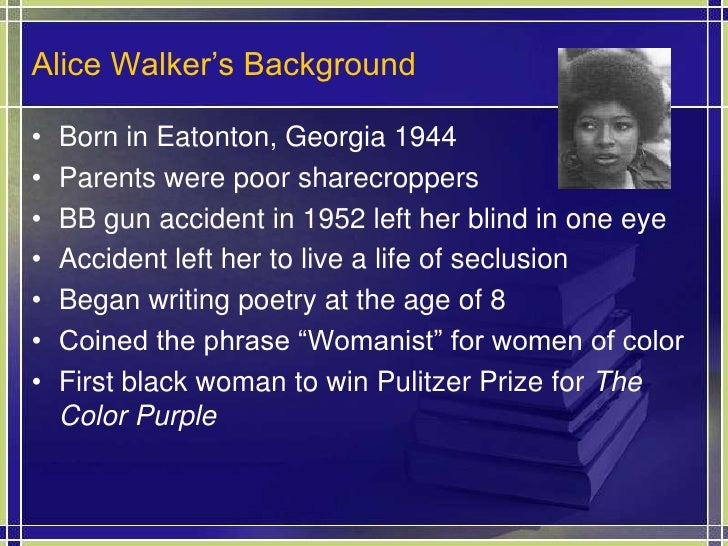 Реферат: Alice Walker 2