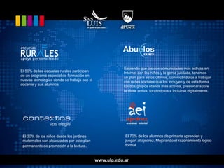 Hogares con computadora:  >70%