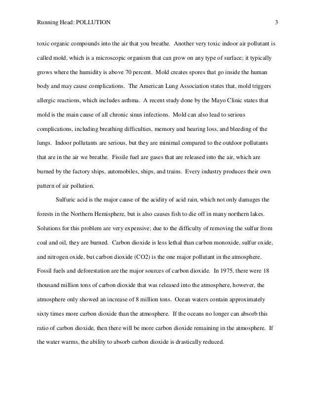 essay on air pollution class 5