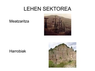 LEHEN SEKTOREA

Meatzaritza




Harrobiak
 