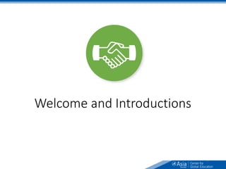 Welcome and Introductions
2
 