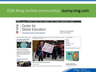 ISSN Ning (online community): issnny.ning.com
66
 