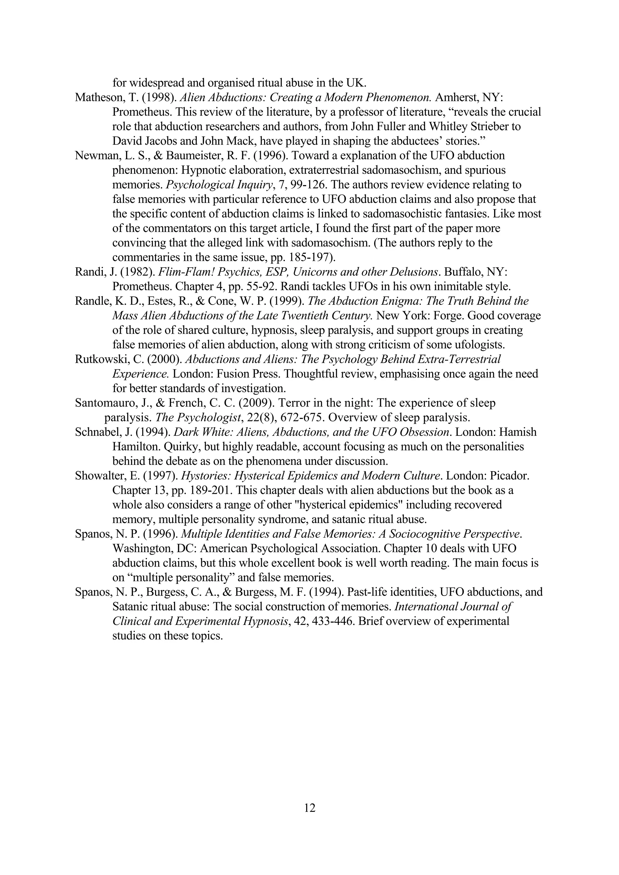 Alien abduction handout_french | PDF