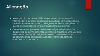 Alienação | PPTX