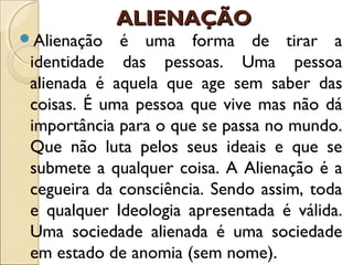 Inalienado Ou Alienação _ Definição de alienadoras – KRHC