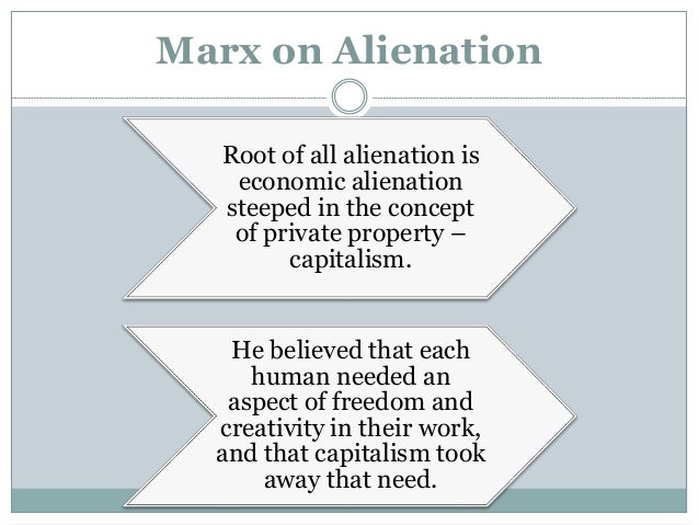 Alienation at workplace