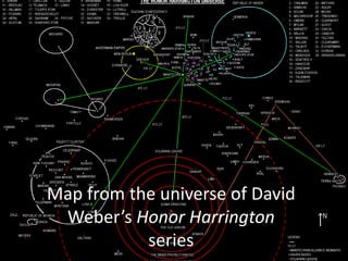 Map from the universe of David Weber’s Honor Harringtonseries