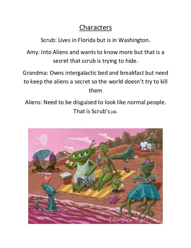 Aliens on Vacation Book Proof