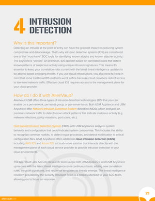 Alienvault how to build a security operations center (on a budget ...