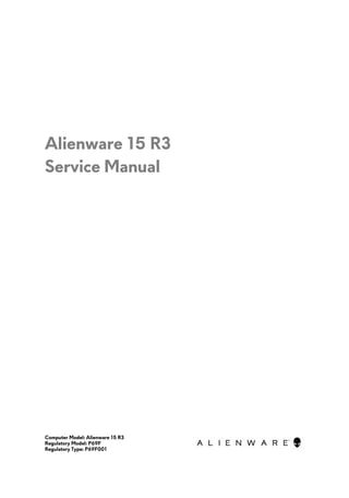 Alienware 15 R3 Service Manual | PDF
