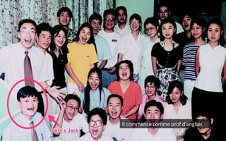 Il	
  commence	
  comme	
  prof	
  d'anglais	
  
 