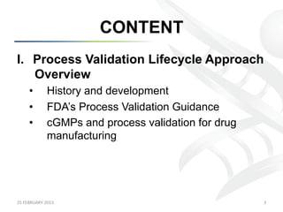 A Lifecycle Approach to Process Validation | PPT