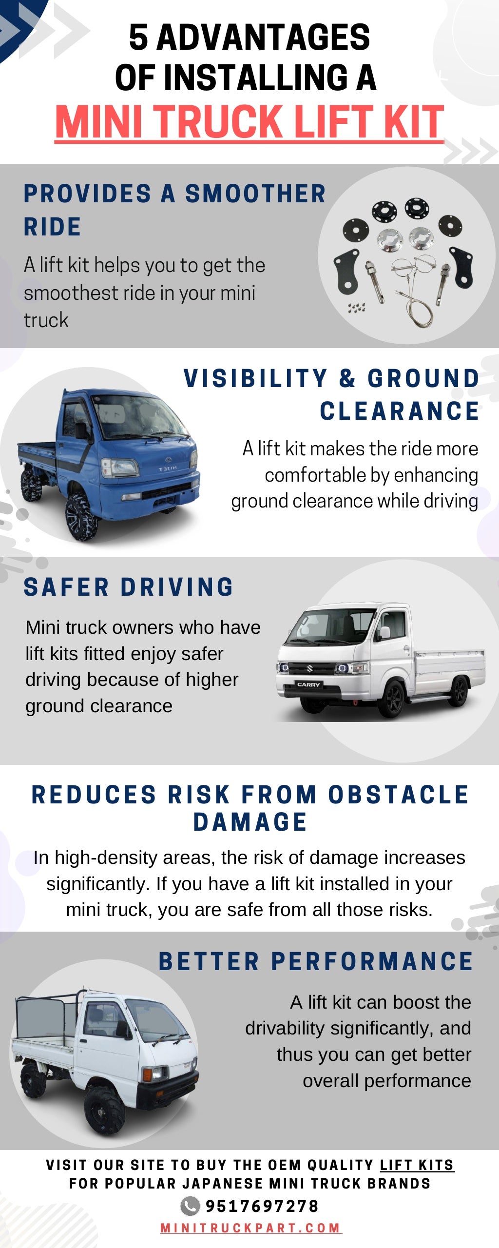 5 Advantages of Installing a Mini Truck Lift Kit