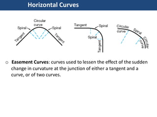 Alighnment & horizontal alignment of highway (transportation ...