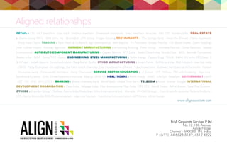 Align Associate - Simplify Business | Maximize Profits | PPT